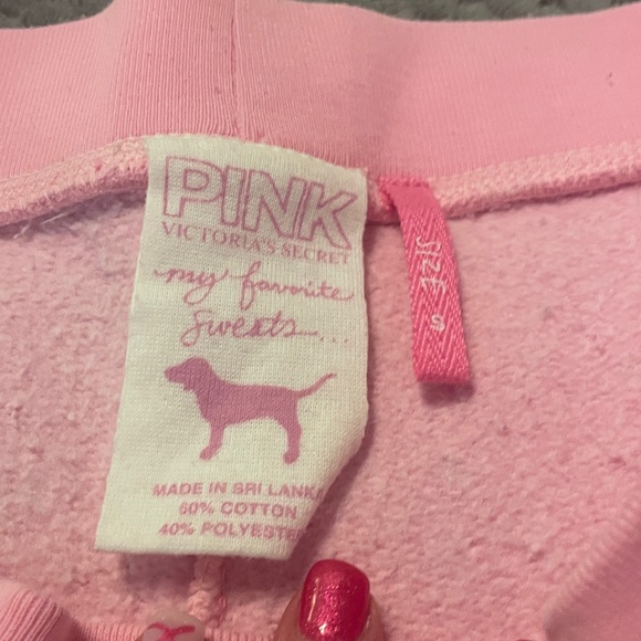 Pink Sweatpants with Silver Embellishment - Picture 3 of 7